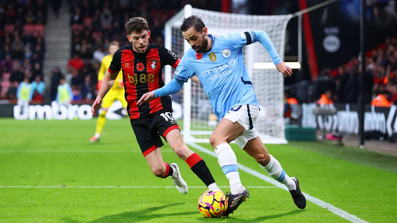 Hinh anh 1: Tran dau giua Manchester City va Bournemouth tai Ngoai Hang Anh
